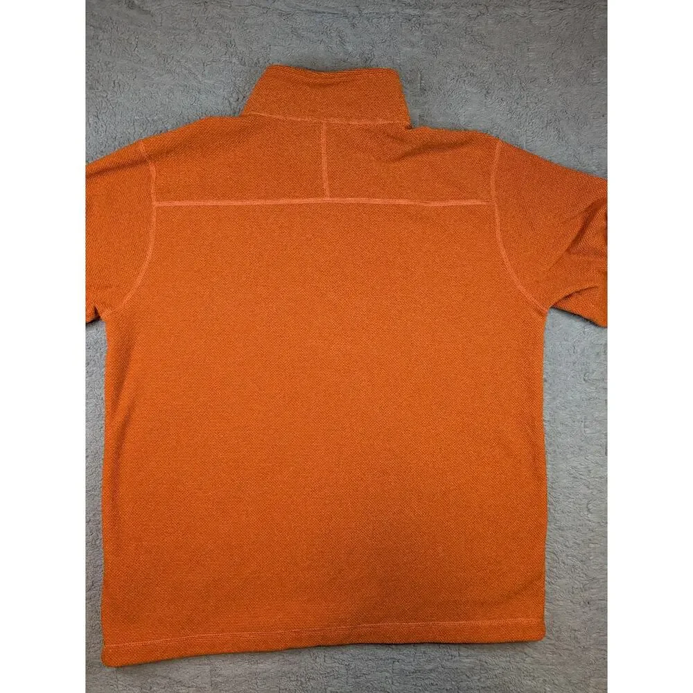 Men's The North Face 1/4 Zip Pullover, Orange - Size XL